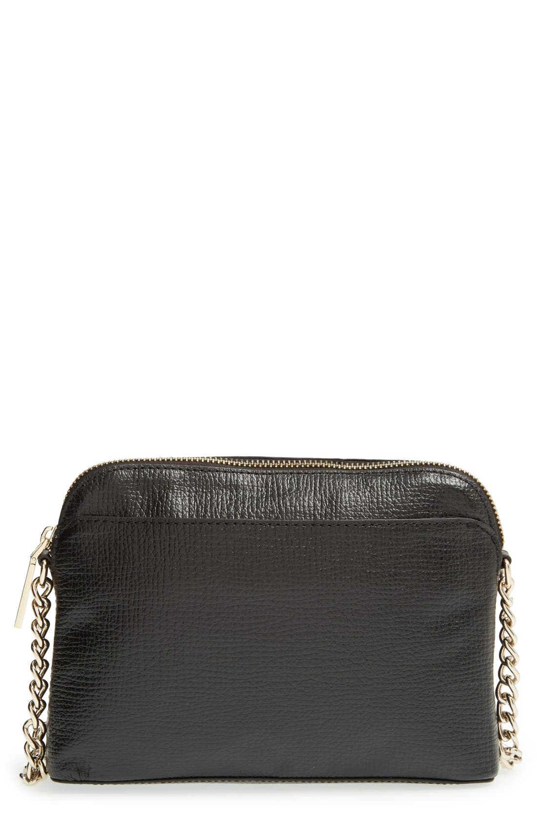 Halogen® 'Pine Street Curve' Leather Crossbody Bag Nordstrom