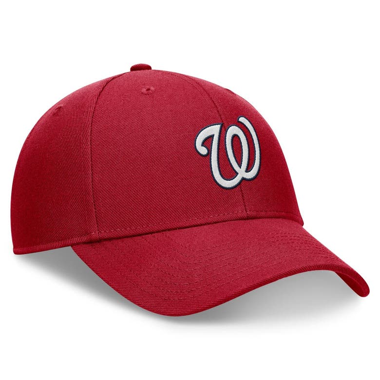 Shop Nike Red Washington Nationals Evergreen Club Performance Adjustable Hat