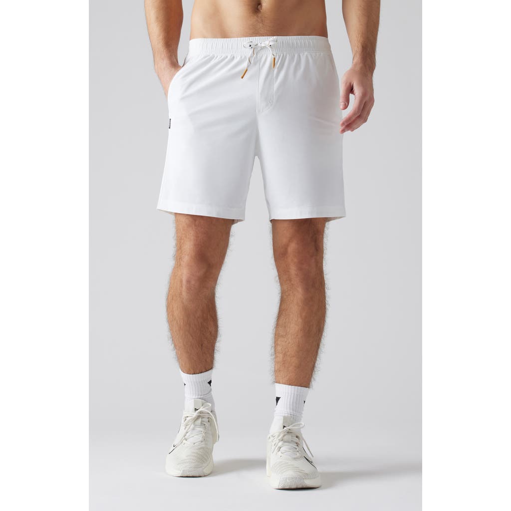 Rhone Pursuit 7-inch Lined Training Shorts In White