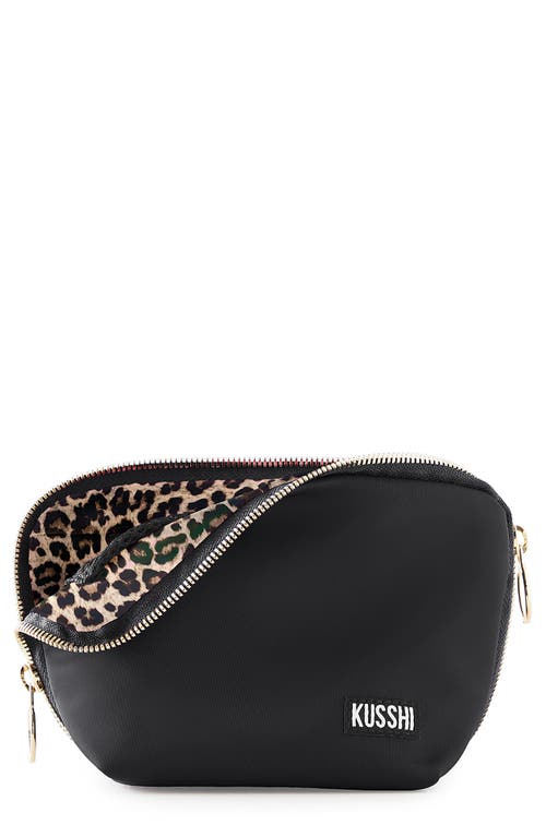 KUSSHI Everyday Cosmetics Bag in /Leopard Nylon at Nordstrom