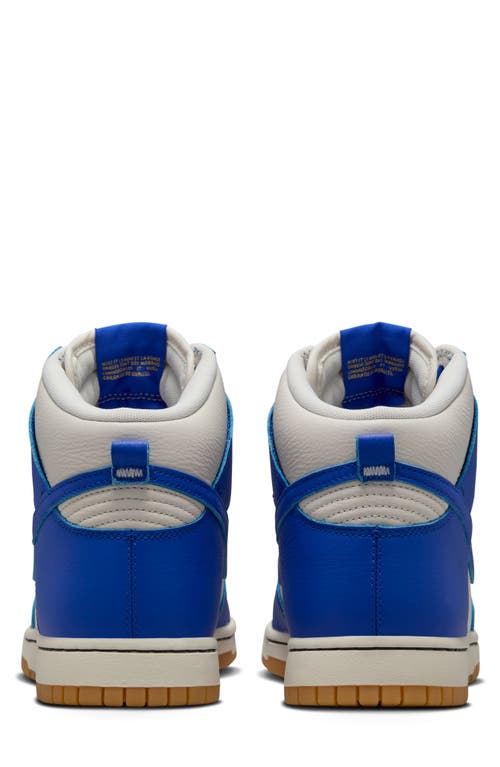 Shop Nike Dunk Hi Retro Se Basketball Sneaker In Phantom/racer Blue/ivory