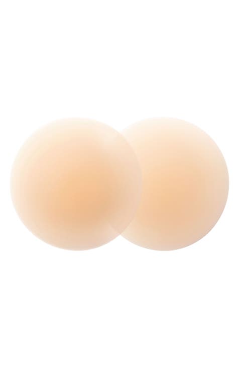 Nippies Nipple Pasties - Adhesive Silicone Breast Covers, Crème