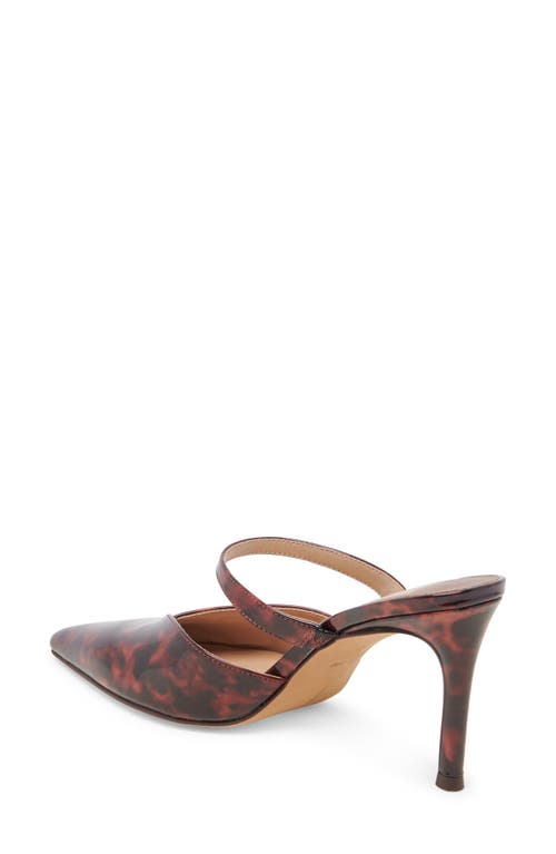 Shop Dolce Vita Kanika Pointed Toe Pump In Tortoise Patent Leather