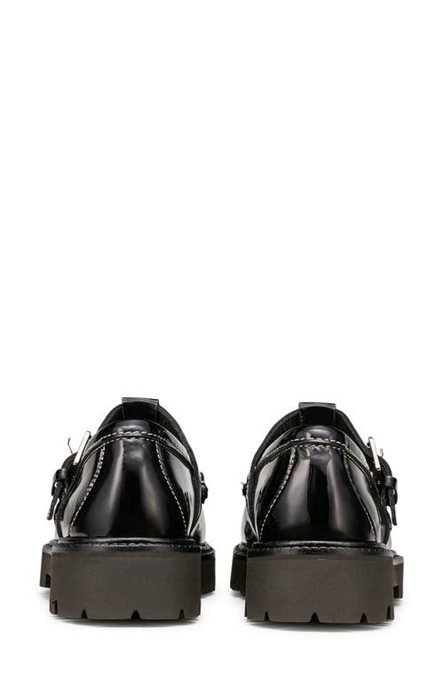 Shop G.h.bass Weejuns® Mary Jane Moc Toe Lug Sole Loafer In Black Patent