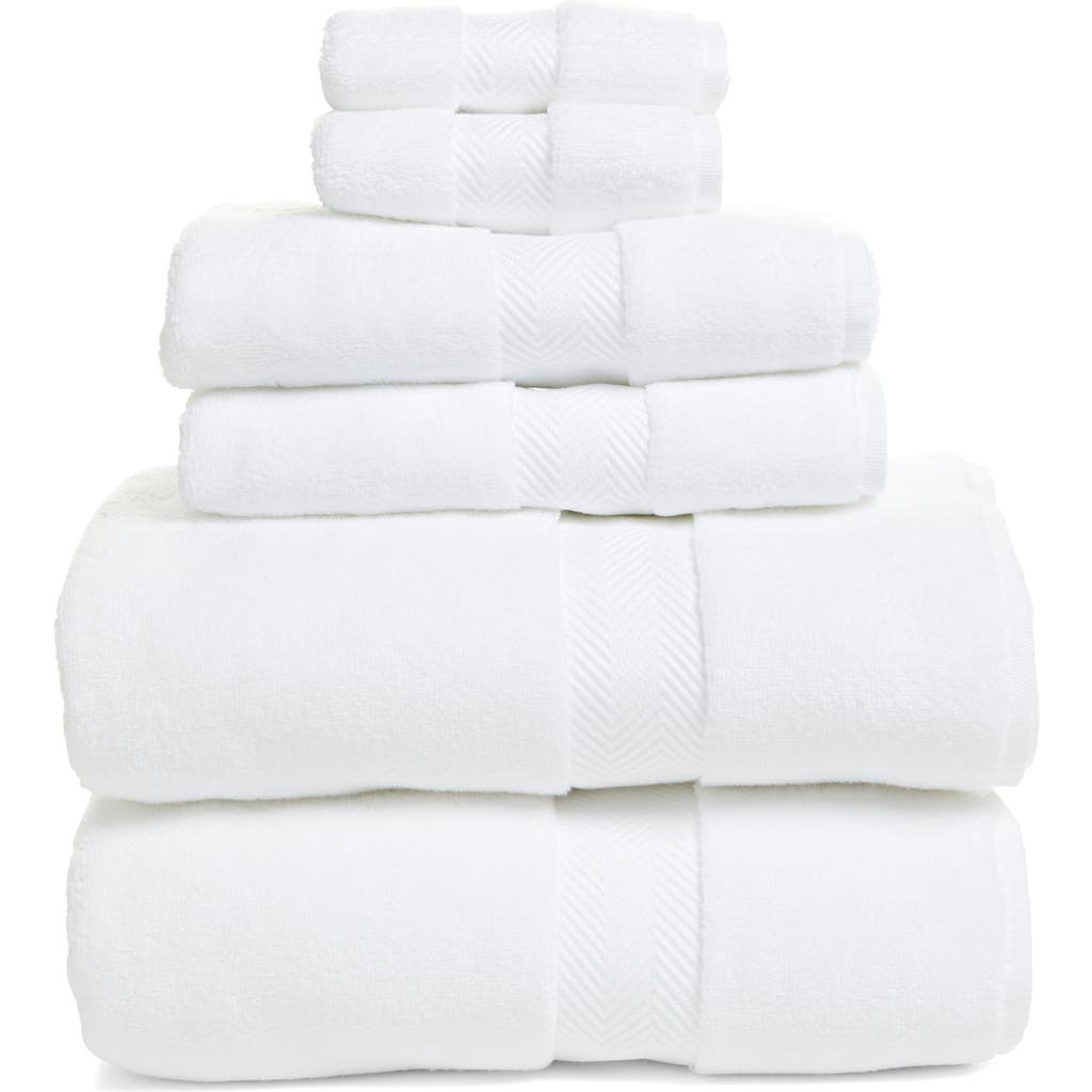 Shop Nordstrom 6-piece Hydrocotton Bath Towel, Hand Towel & Washcloth Set In White