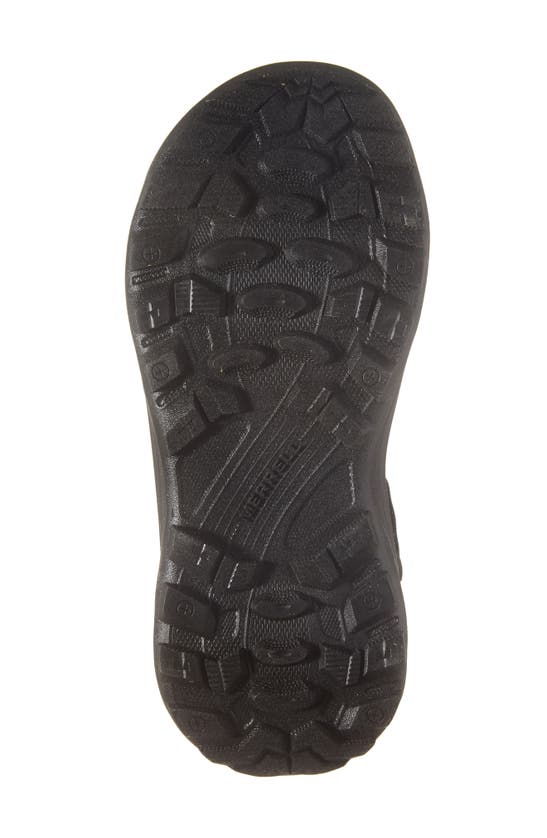 Shop Merrell Speed Fusion Web Strap Hiking Sandal In Black