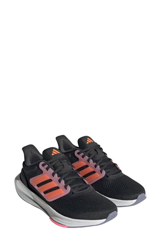 Adidas Originals Eq23 Run Athletic Sneaker In Carbon/ Orange/ Beam Pink