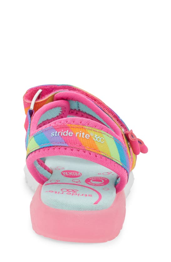 STRIDE RITE KIDS' SEVITA RAINBOW LIGHT-UP SANDAL 