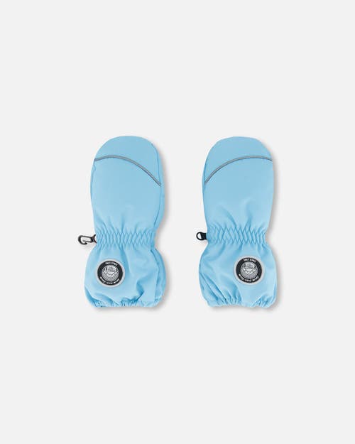 Deux Par Deux Little Kids Unisex Solid Mittens Air Blue In Air Blue