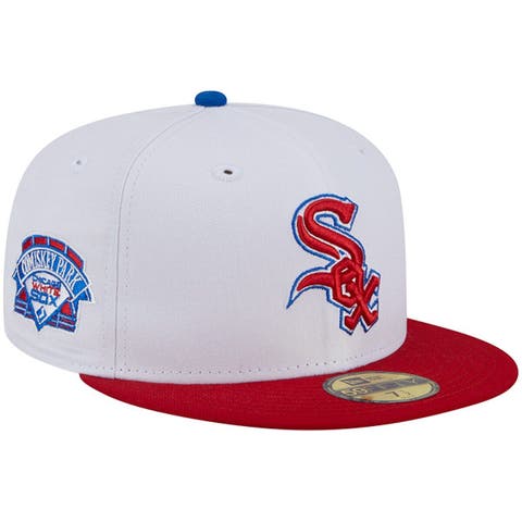 Louisville Bats New Era Marvel x Minor League 59FIFTY Fitted Hat - White/Red