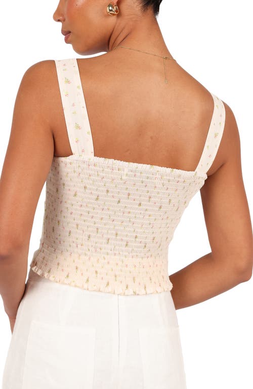 Petal And Pup Petal & Pup Alice Floral Corset Top In White