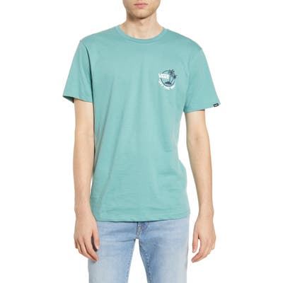 Vans Mini Dual Palm Iii Logo T-Shirt, Blue