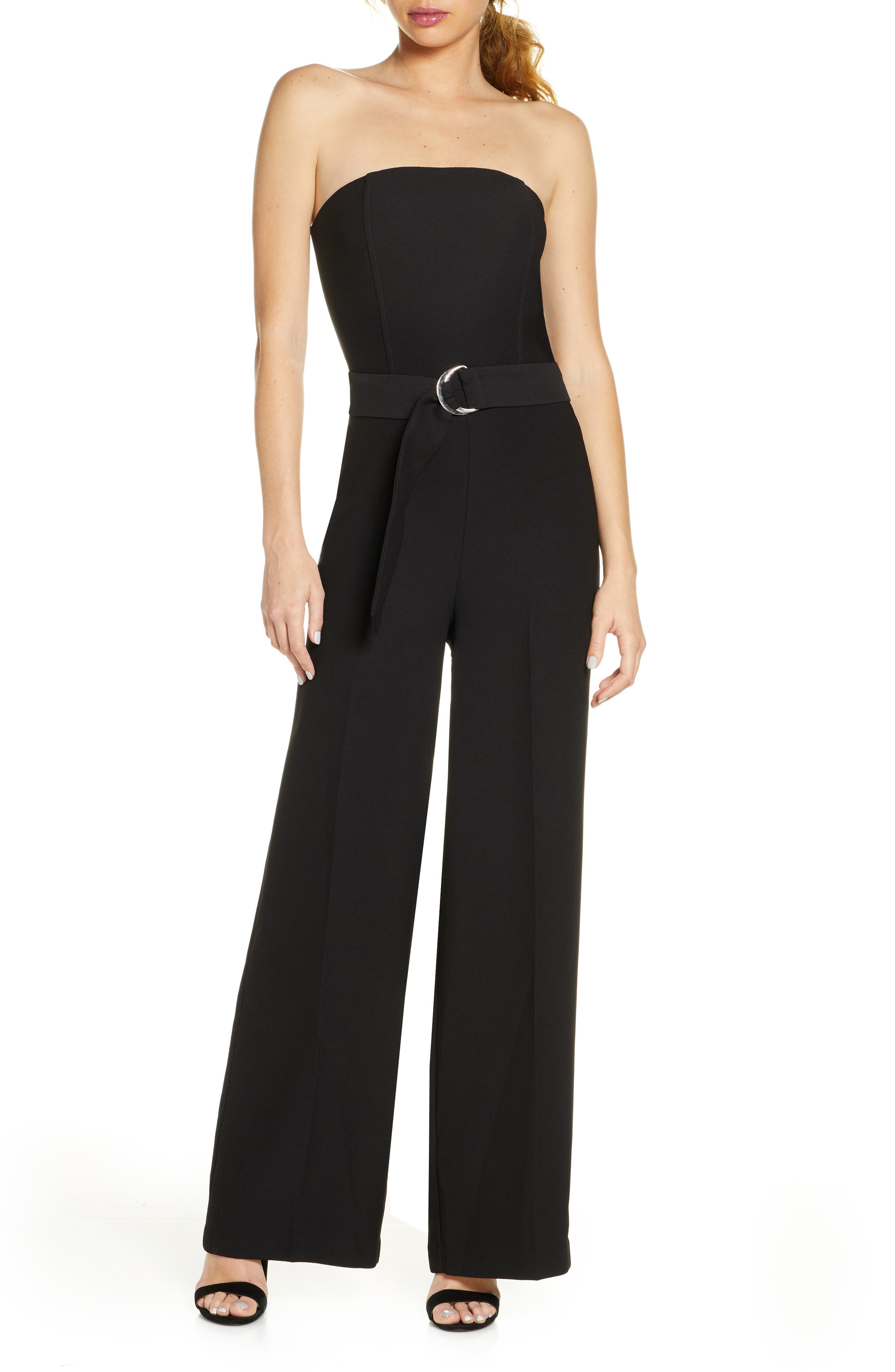 nordstrom strapless jumpsuit