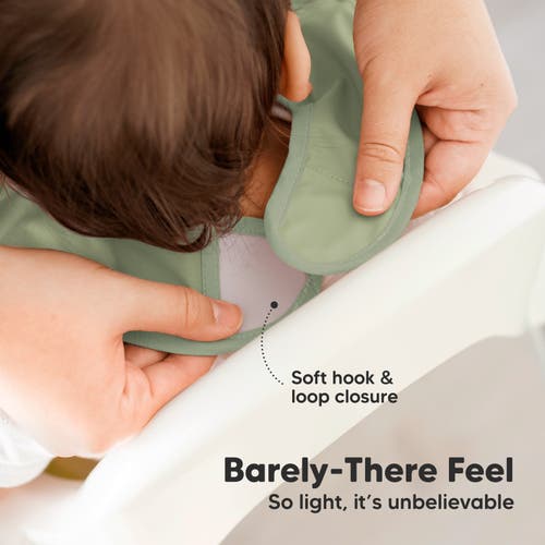 Keababies 3-pack Presto Waterproof Bibs In Jade