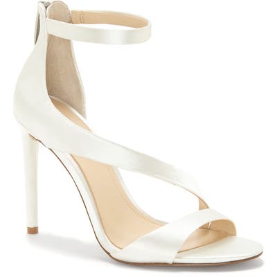 Imagine By Vince Camuto Floral Strappy Sandal, White