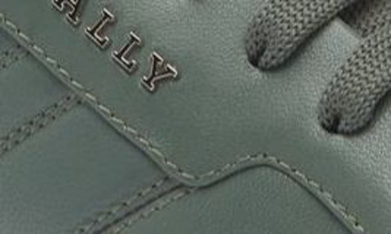 Shop Bally Maxim Leather Sneaker ( In Sage