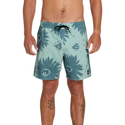 Volcom Remote Swim Trunks, Green