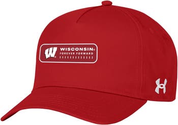 Under Armour Men's Under Armour Red Wisconsin Badgers 2023 Sideline Adjustable  Hat