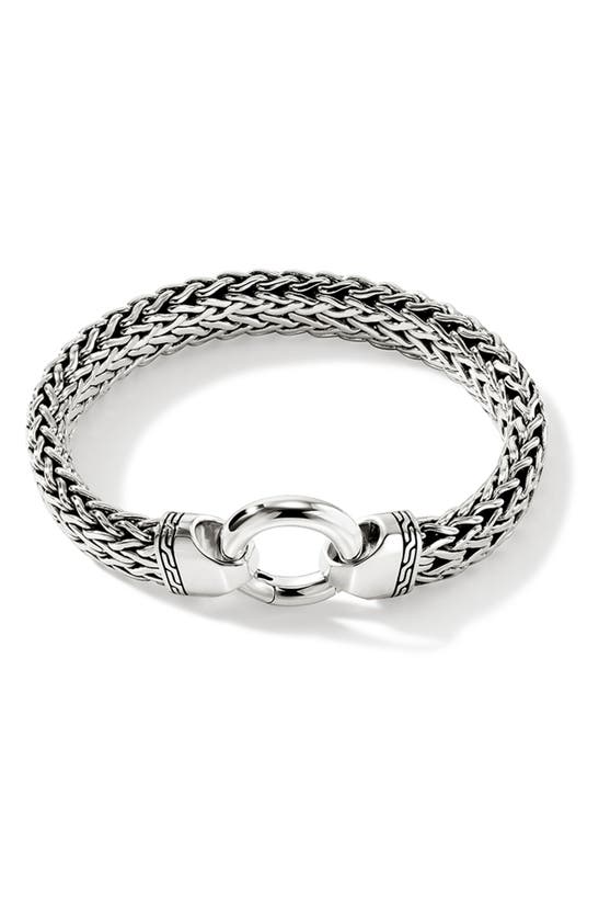 Shop John Hardy Flat Chain Bracelet In Silver