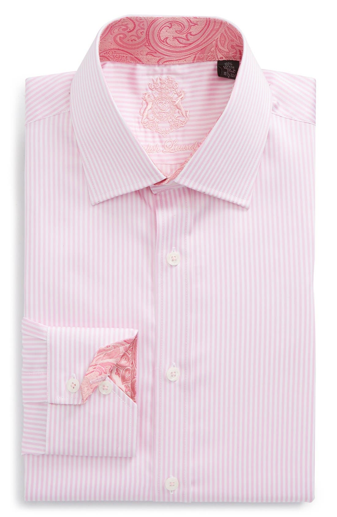 English Laundry Trim Fit Stripe Dress Shirt Nordstrom