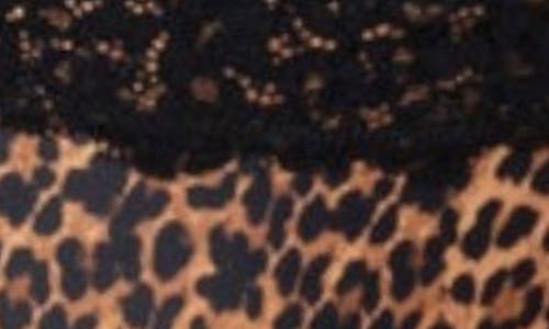 EDIKTED EDIKTED LACEY LEOPARD PRINT SIDE TIE BIKINI BOTTOMS 