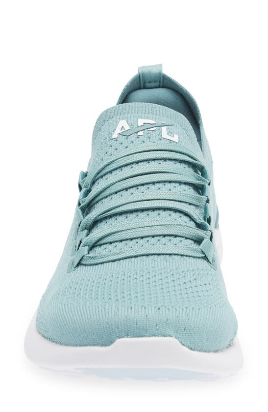 Apl Athletic Propulsion Labs Techloom Breeze Knit Running Shoe In Seaside / White
