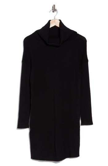 Area Stars Baye Roll Neck Sweater Dress In Black