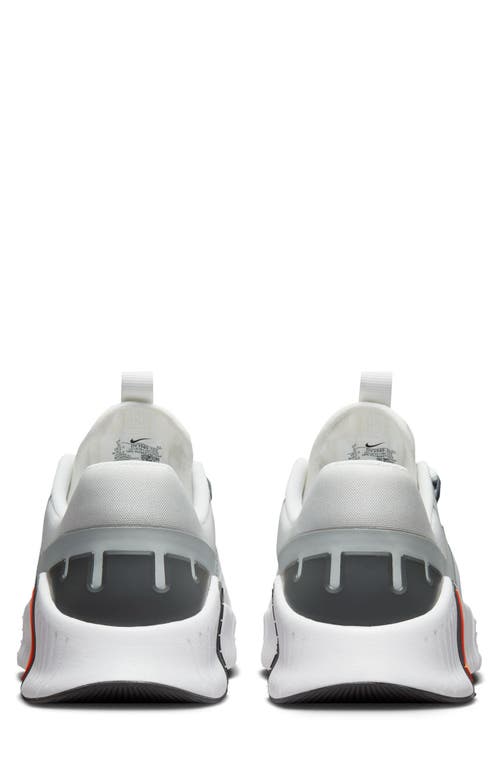 Shop Nike Free Metcon 5 Training Shoe In Summit White/bright Orange
