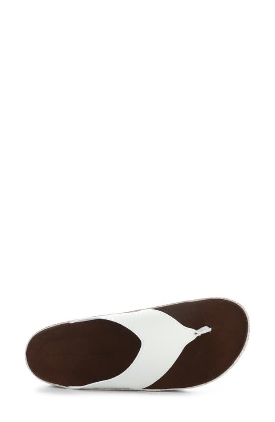 Shop Asportuguesas By Fly London Cami Platform Flip Flop In White Eco Faux Leather