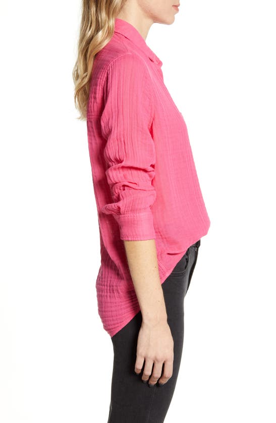 RAILS RAILS ELLIS COTTON GAUZE BUTTON-UP SHIRT