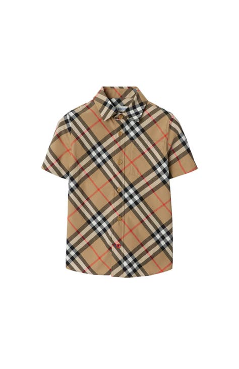 Burberry shirt 2t best sale