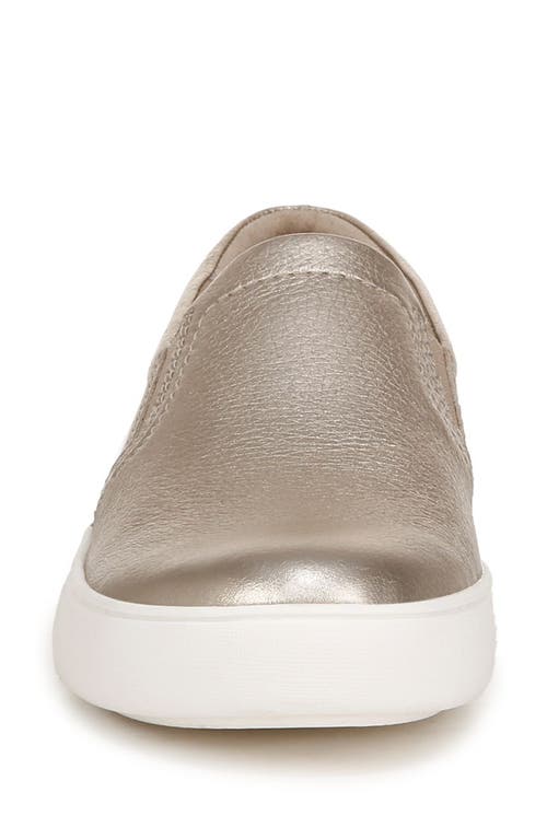 Naturalizer Marianne Slip-on Sneaker In Warm Silver Leather