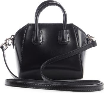 Givenchy Antigona Sport Mini Leather Top Handle Bag - Stone Grey