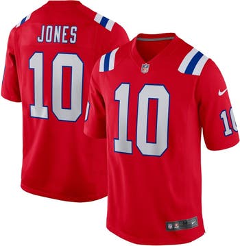 Nike Youth Nike Mac Jones Red New England Patriots Game Jersey