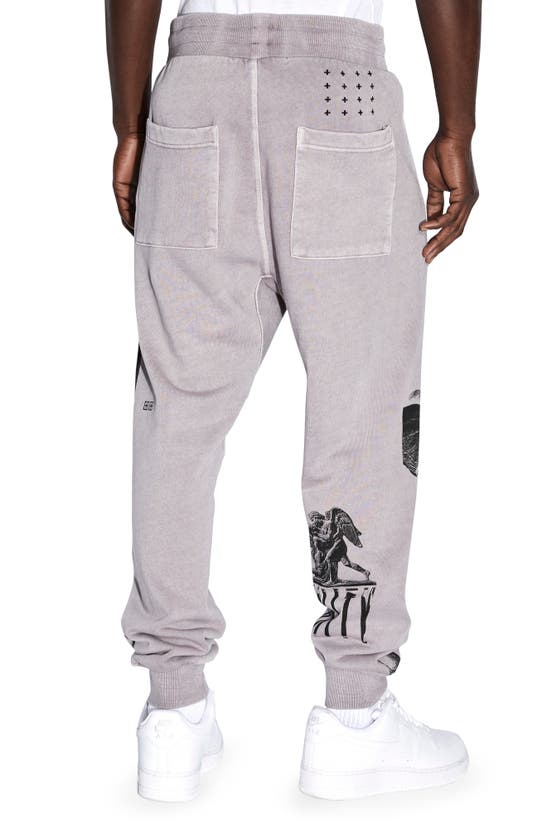 Shop Ksubi Lovesik Restore Trak Silt Print Joggers In Grey