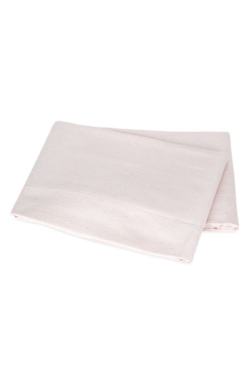 Matouk Jasper Cotton Sateen Flat Sheet In Pink