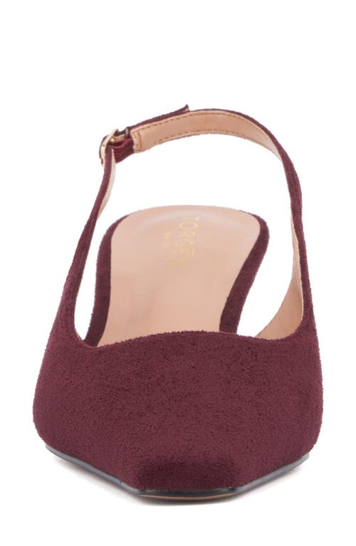 TORGEIS TORGEIS SLINGBACK KITTEN HEEL PUMP