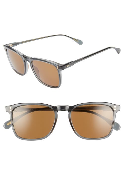 RAEN Wiley 54mm Polarized Sunglasses in Slate/Vibrant Brown Pol at Nordstrom