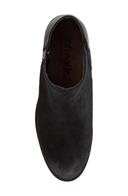 Softwalk ® Wesley Bootie In Black Suede