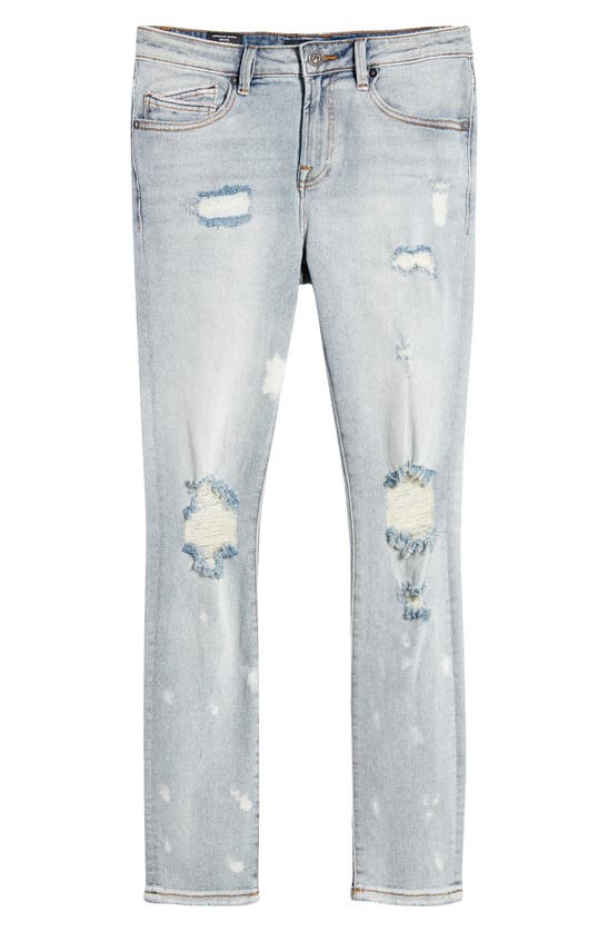 Cult Of Individuality Ripped Super Skinny Jeans In Bleach