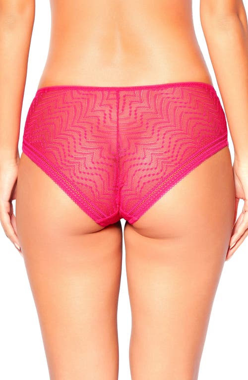 Huit Eclatante Lace Shorty Briefs In Fuchsia