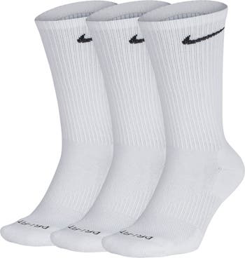Nike Dry 3-Pack Everyday Plus Cushion Crew Training Socks | Nordstrom