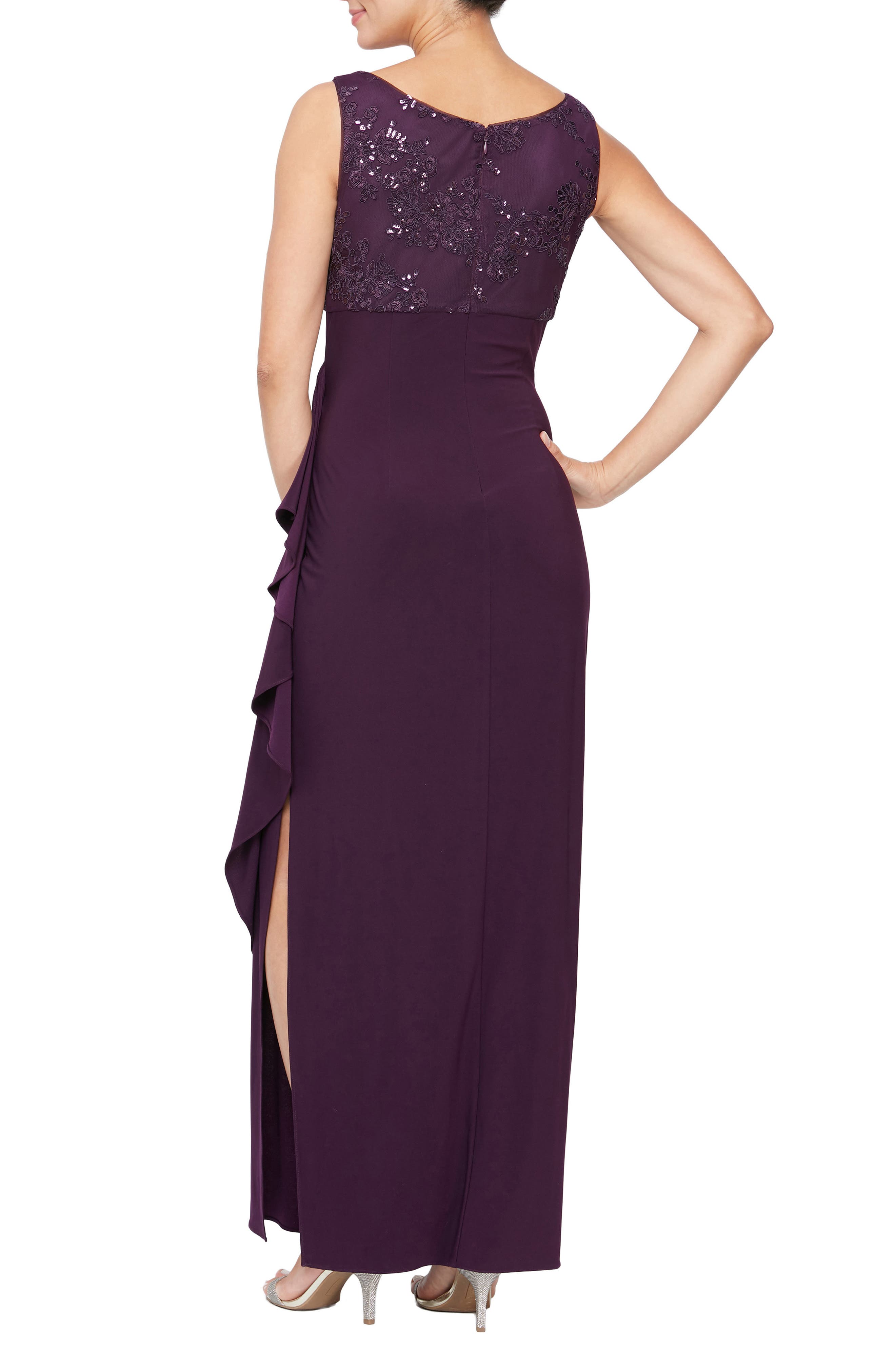 Alex Evenings Embroidered Empire Gown with Jacket Nordstrom