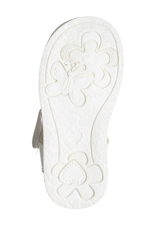 Josmo Glitter Fisherman Sandal In White Multi