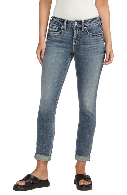Silver Jeans Co. Slim Fit Girlfriend Indigo at Nordstrom, 29