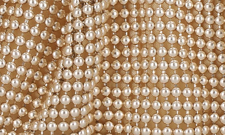 Jessica Mcclintock Lorana Clutch In Light Gold