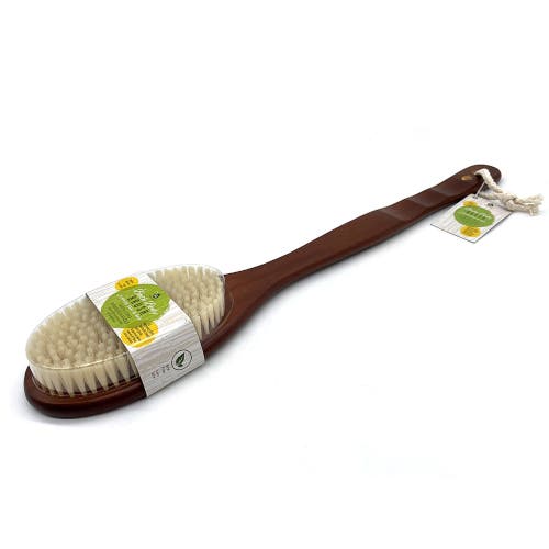 Pursonic Bath Body Brush With Long Wood Handle 4-piece Family Pack In Multicolor