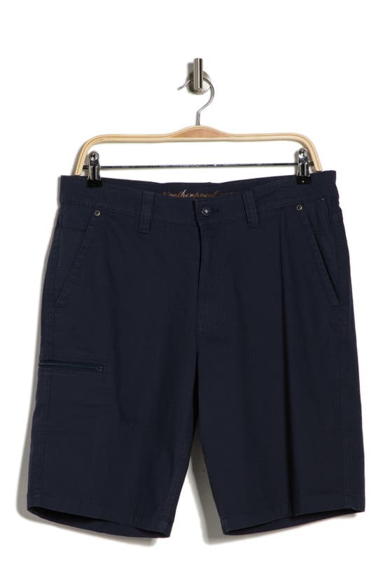 Copper & Oak Weatherproof Vintage Stretch Shorts In Blue Night ModeSens