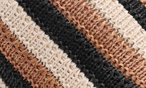 Sanctuary Refresh 2.0 Raffia Sandal In Black/milk/bistro