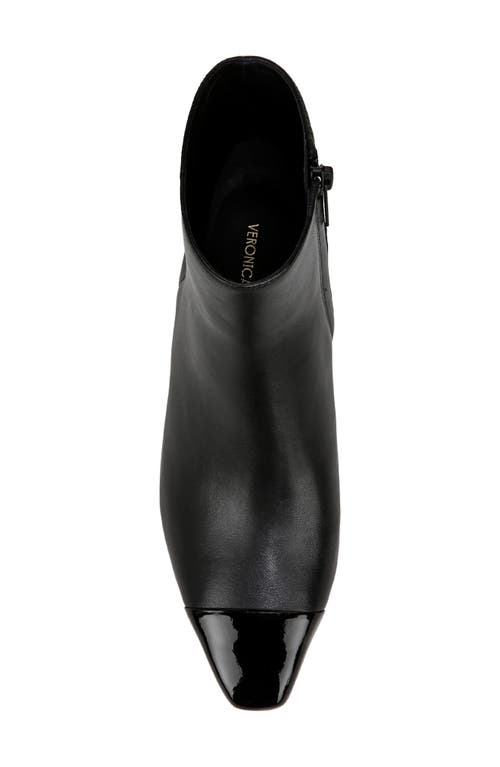 Shop Veronica Beard Cecile Cap Toe Bootie In Black